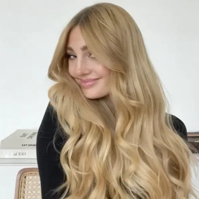 Golden Blonde #16 Supreme Quad Weft Hair Extension Influencer Video