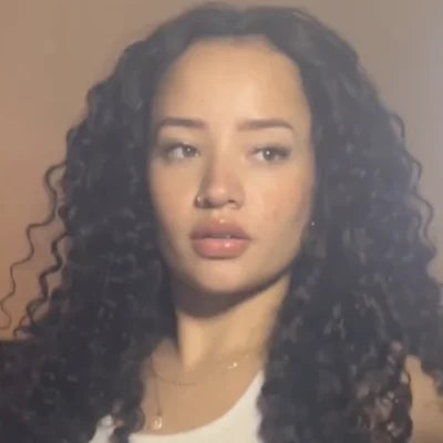 Darkest Brown #2 Curly Hair Extension Influencer Video