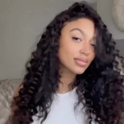 Darkest Brown #2 Curly Hair Extension Influencer Video