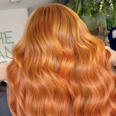 Flaming Ginger #350 Nano Ring Hair Extension Influencer Video