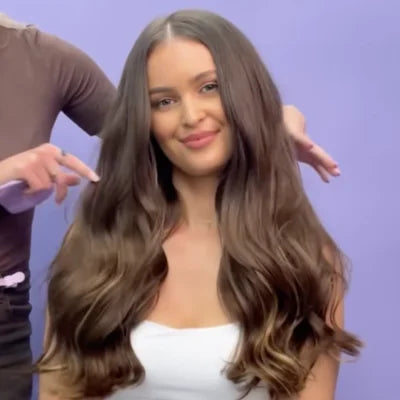 Mousey Brown #6B Tape In Hair Extensions Influencer Video