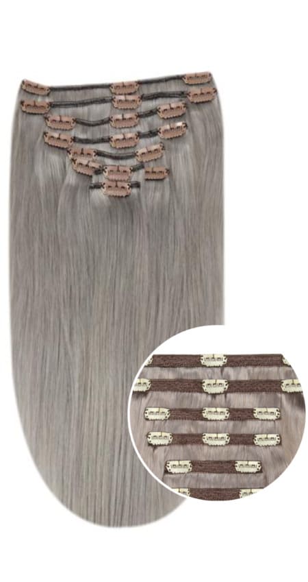 full head clip in product image