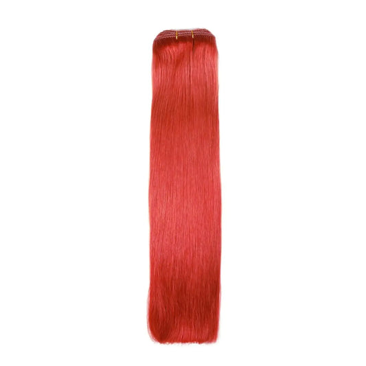 Bright Red Remy Royale Double Drawn Weave Extensions