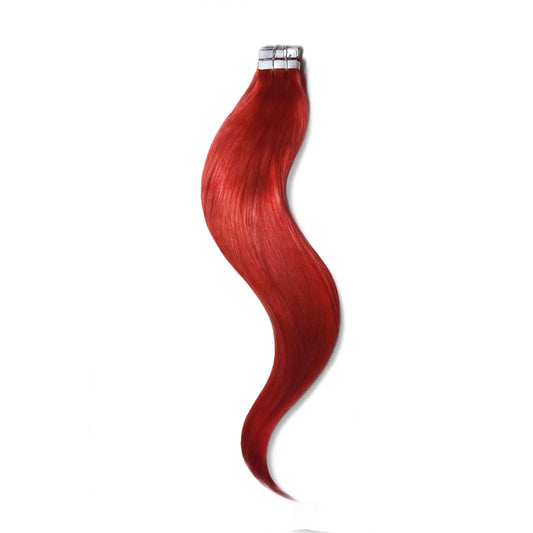 Ταινία σε Remy Human Hair Extensions - Bright Red