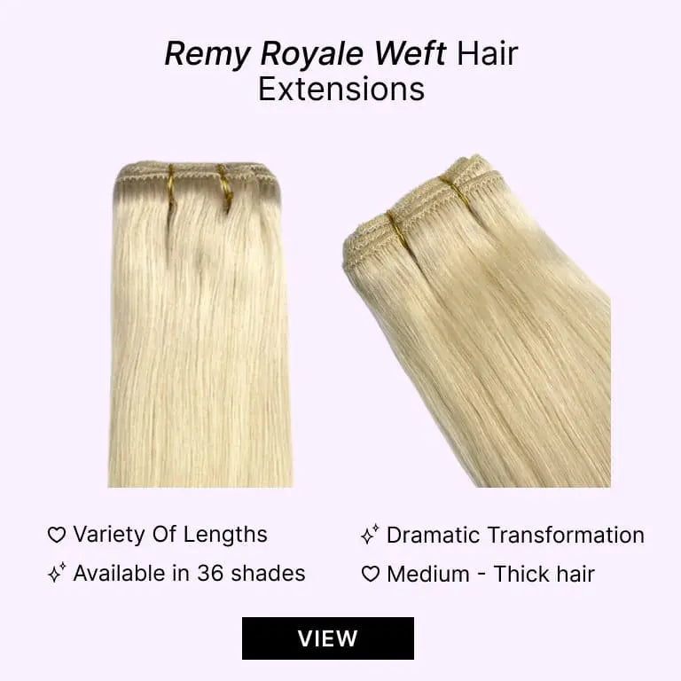 remy royale hair weave/weft hair extensions banner