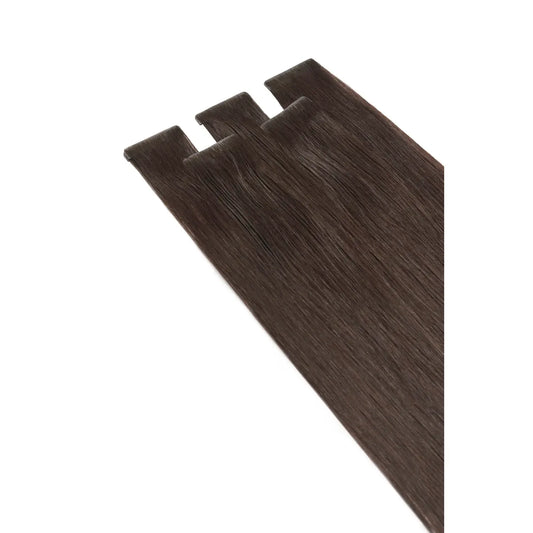 Darkest Brown (# 2) Remy Royale Ruban invisible dans les extensions de cheveux