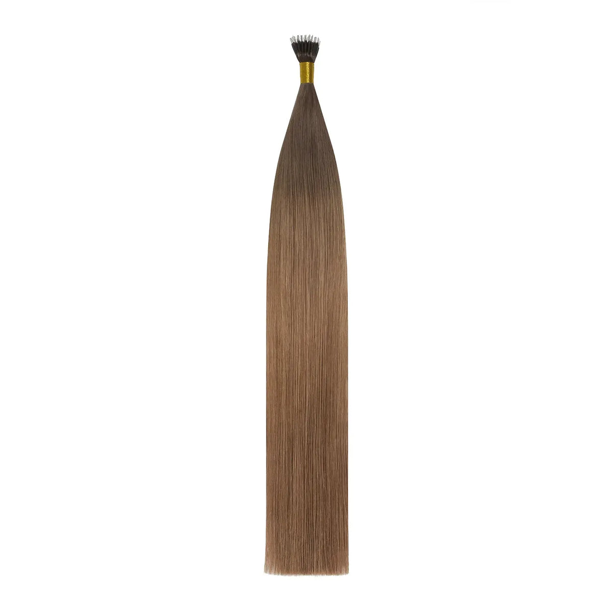 Extensions de cheveux à anneau nano en bronze doux