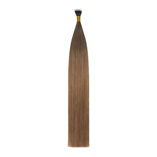 Extensions de cheveux à anneau nano en bronze doux