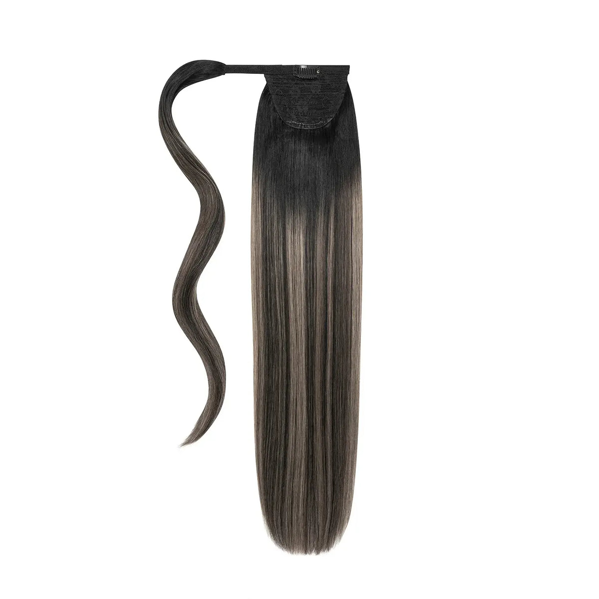 Επέκταση Silver Shadow Balayage Straight Up Wrap Around Around Extension