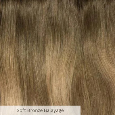 Pehmeä pronssi balayage shade snippet