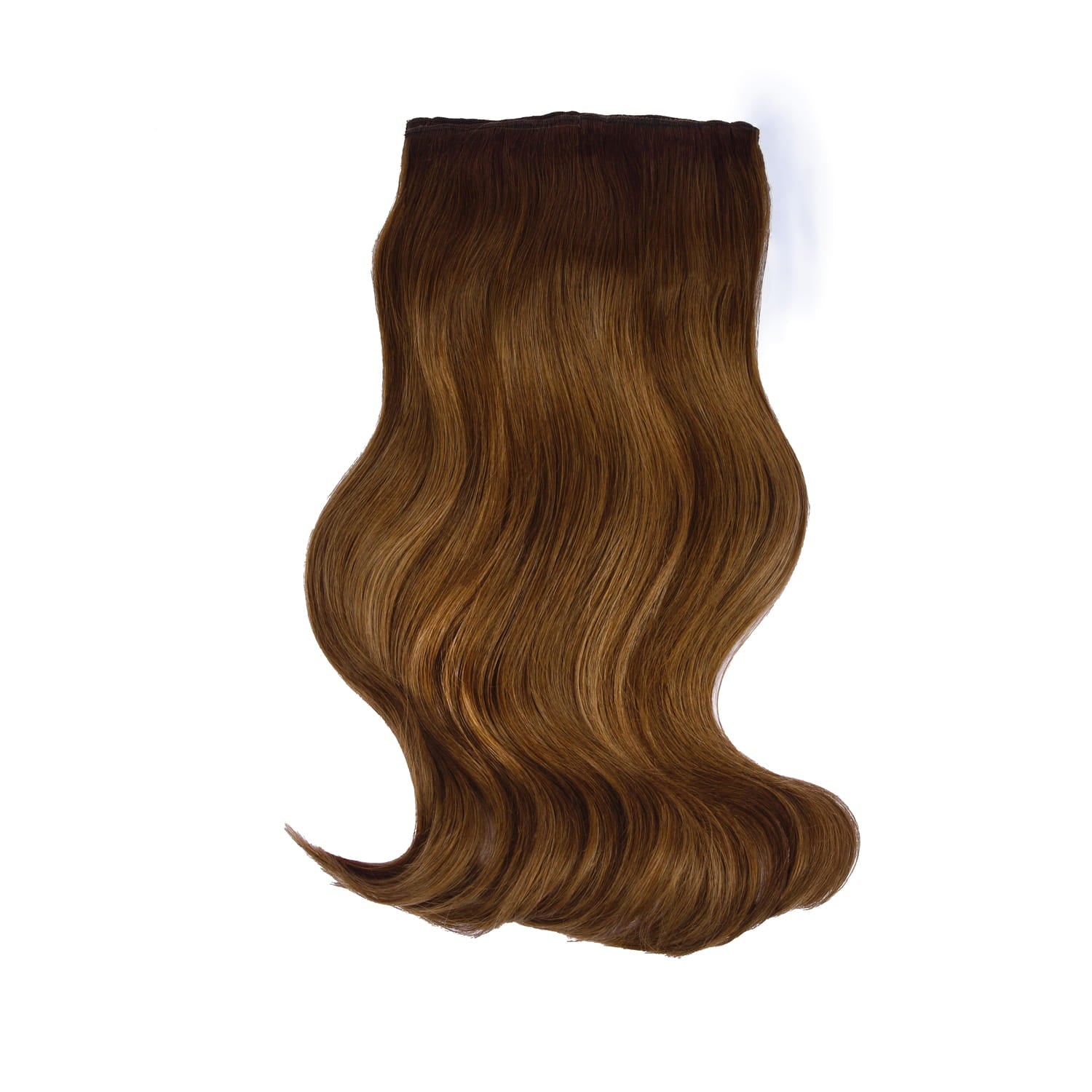 Toasted Chestnut Melt Double Weft Hair Extensions: full extension