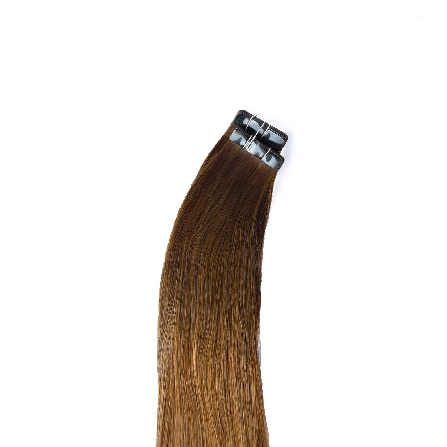 Toasted Chestnut Melt Tape In Hair Extensions: extension attachment method