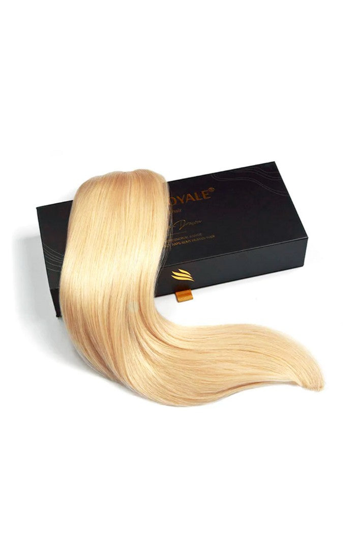 Remy Royale Double Drawn  Human Hair Weft Weave  Extensions - Light Golden Blonde (#16)