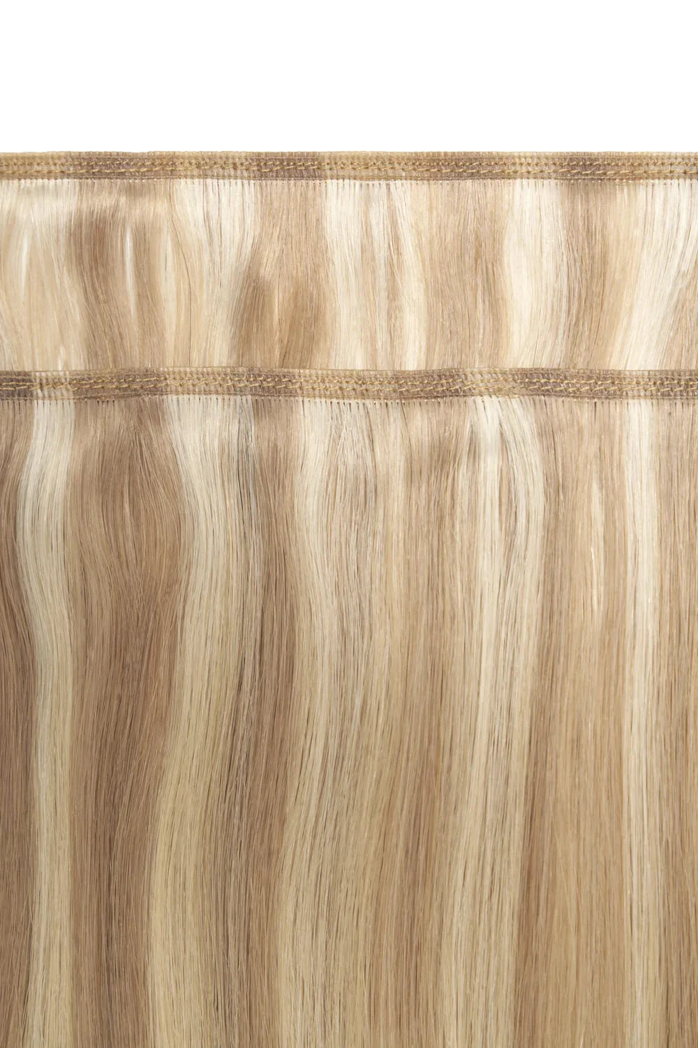 Biscuit Blondey (#18/613) Remy Royale Flat Weft Hair Extensions