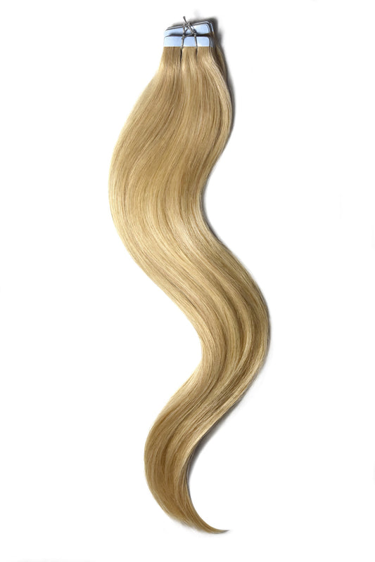 tape in hair extensions golden blonde 16