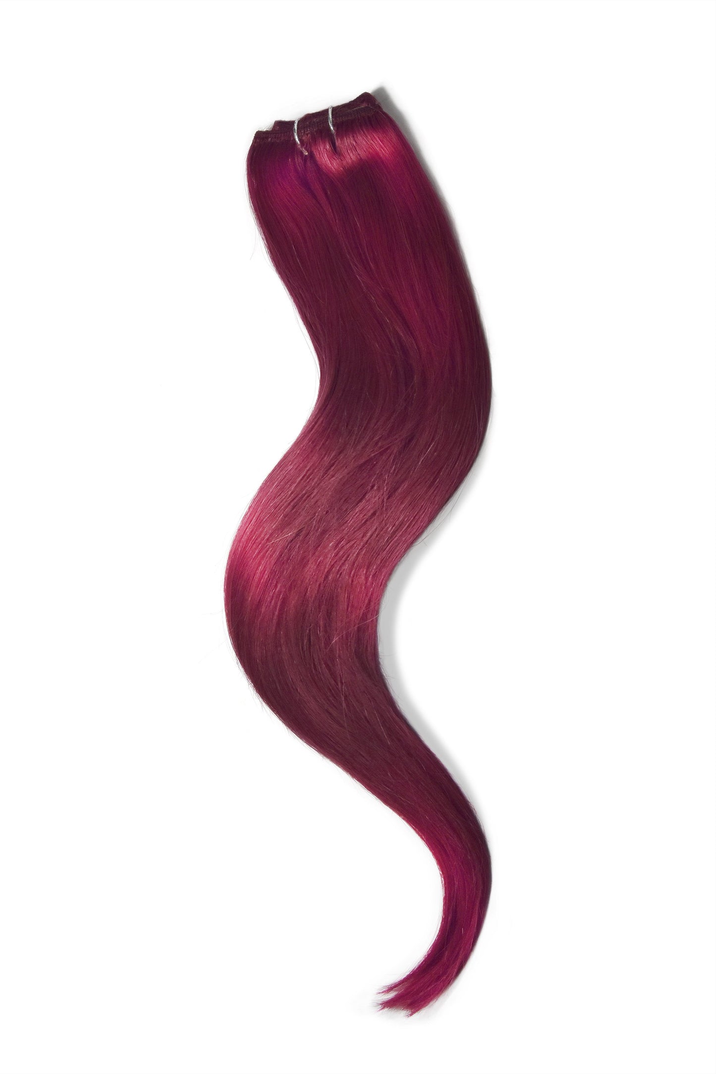 one piece hair extensions cherry red clip in extensions