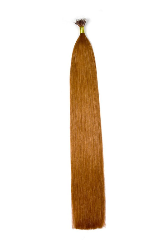 Nano Ring Hair Extensions Double Drawn - Flaming Ginger (#350)