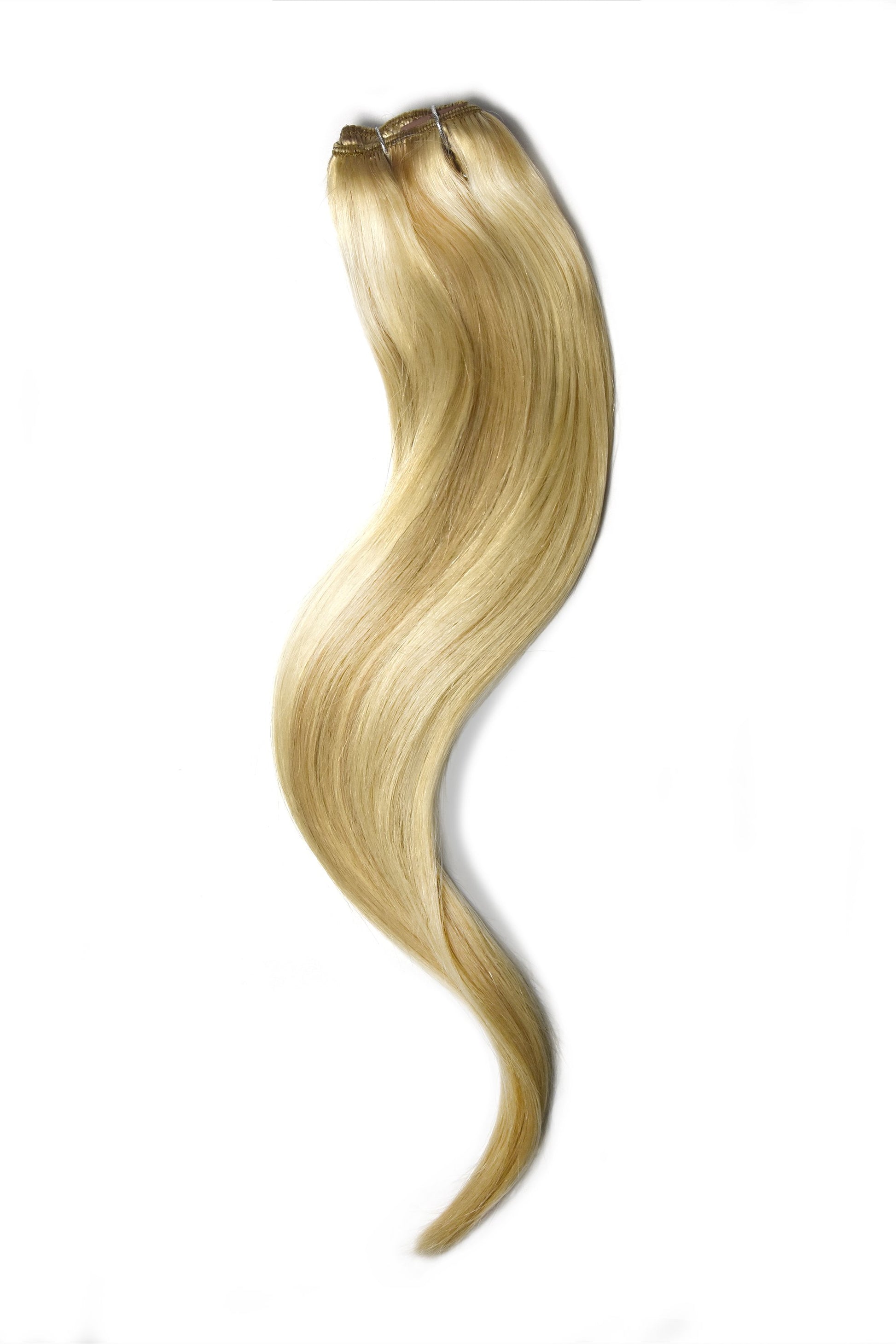one piece clip in human hair extensions golden blonde highlights