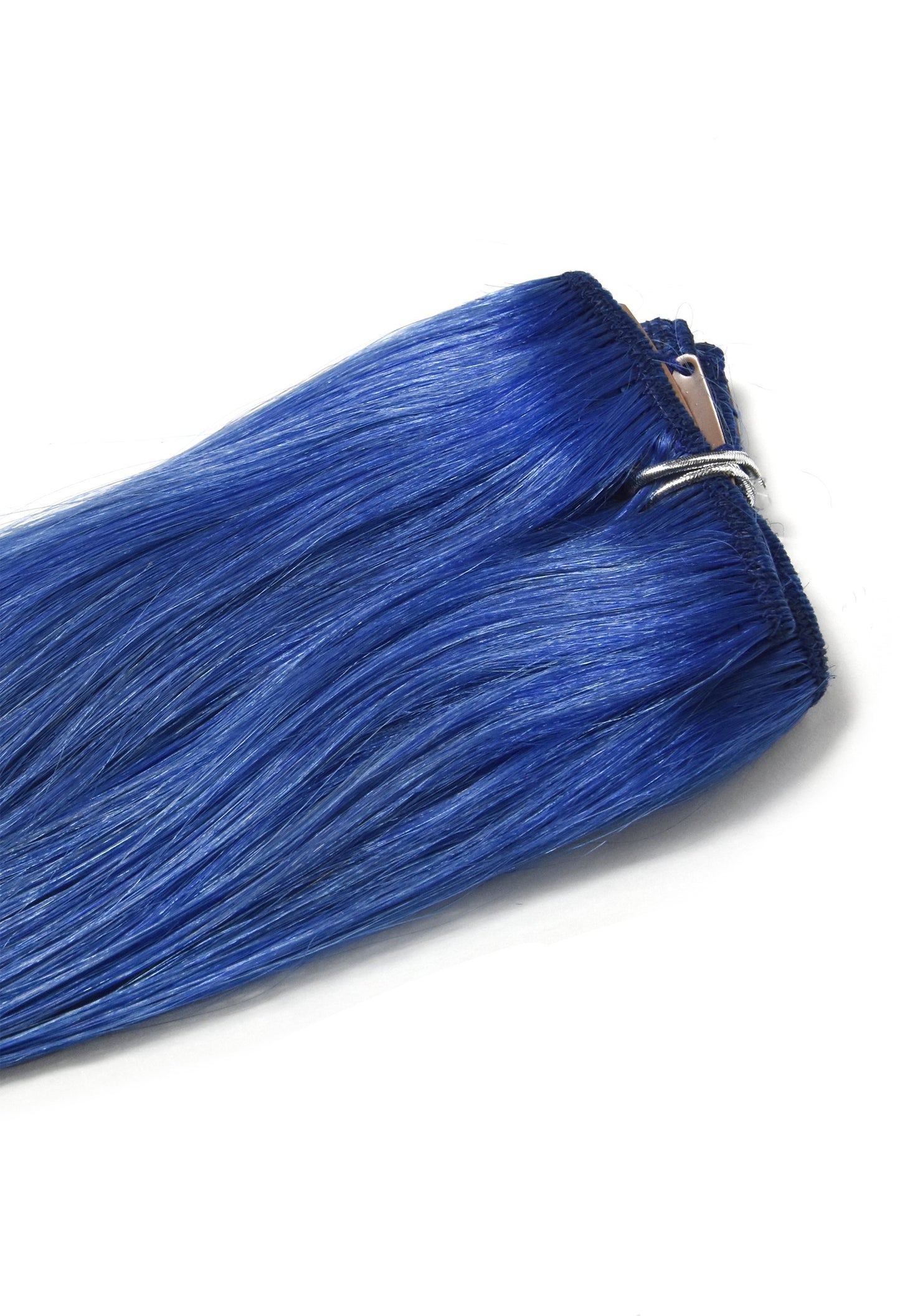 one piece hair extensions blue