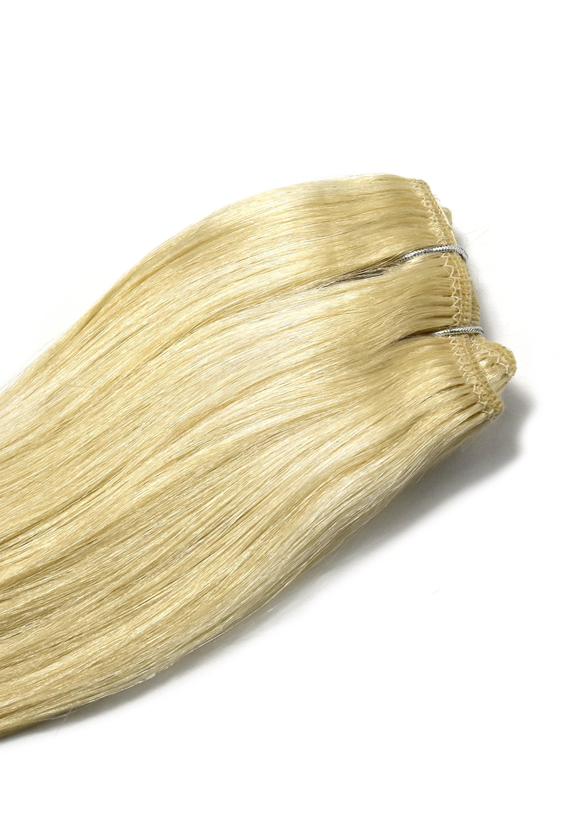 hair pieces - one piece clip in hair extensions bleach blonde