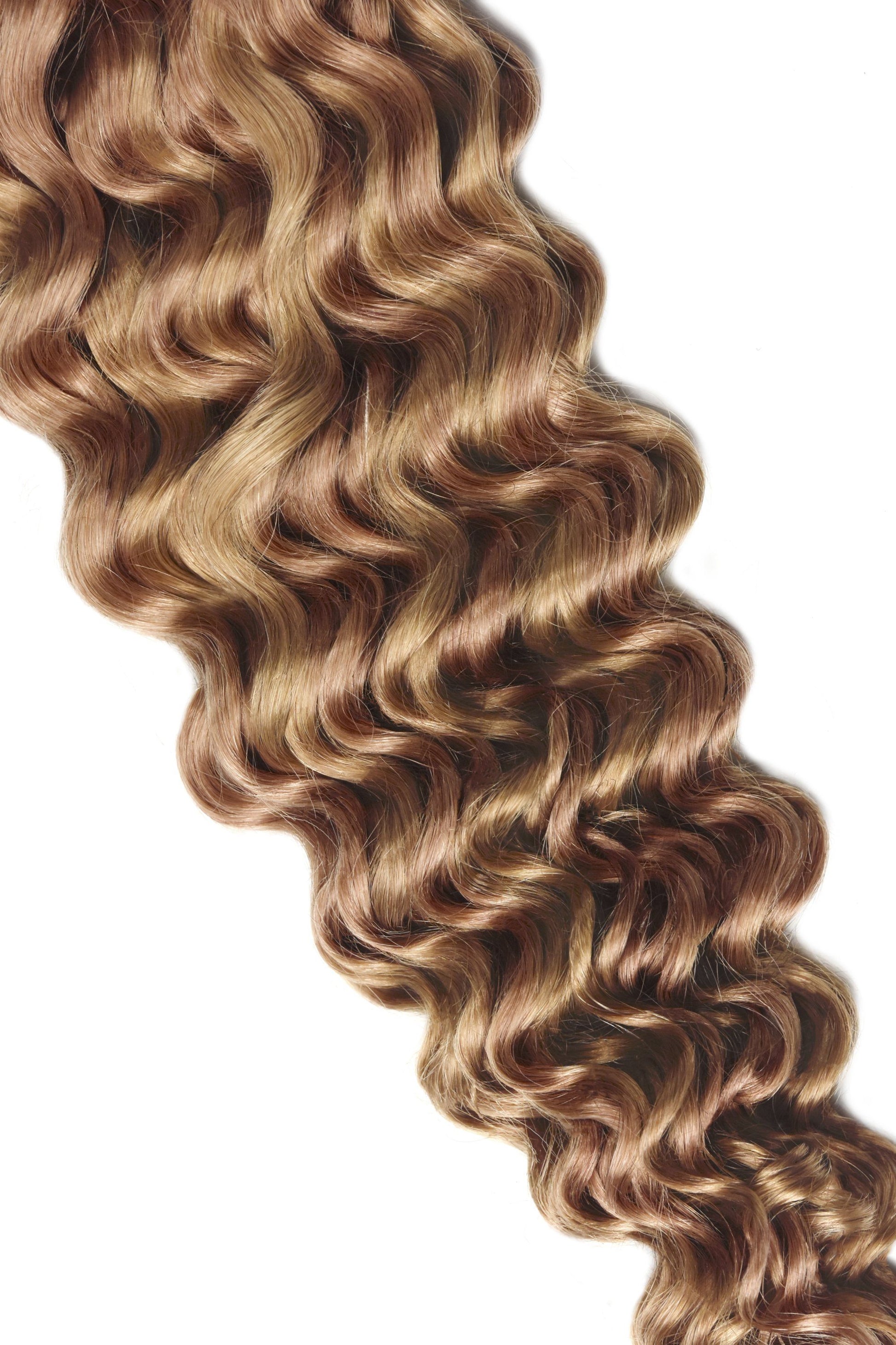 Curly Full Head Remy Clip in Human Hair Extensions #27/30 Curly Clip In Hair Extensions cliphair 