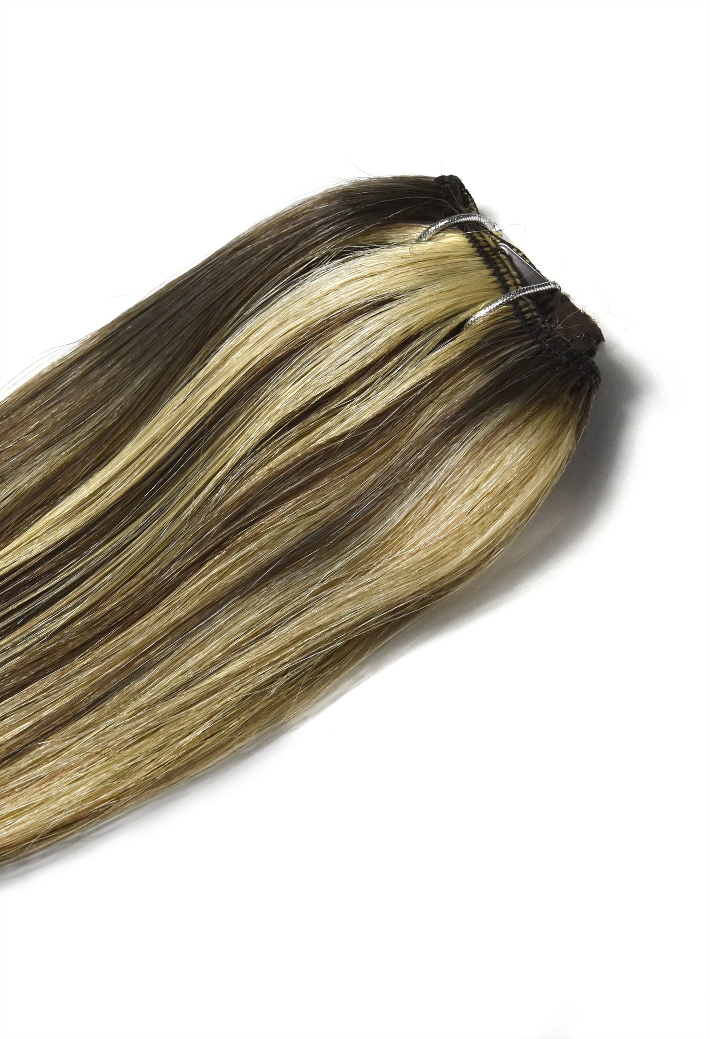One Piece Top-up Remy Clip in Human Hair Extensions - Dirty Blonde (#9/613)