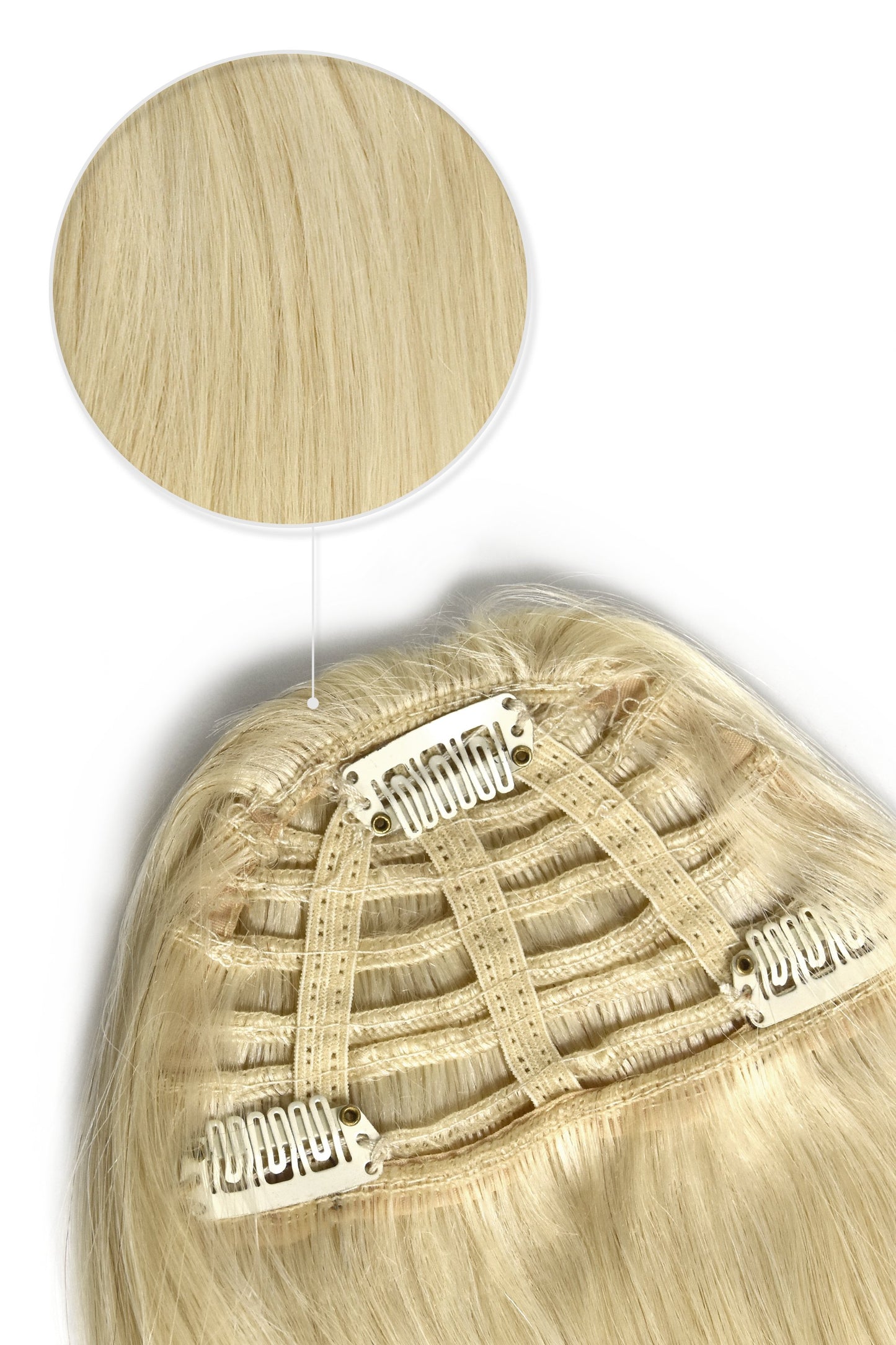 fake fringe clip in uk human hair extensions lightest blonde