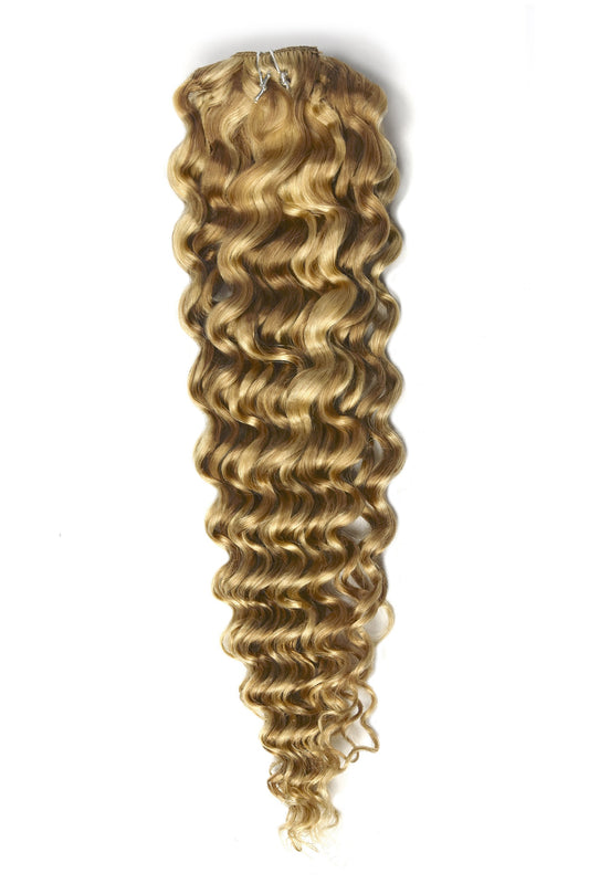 curly curly type clip in hair extensions
