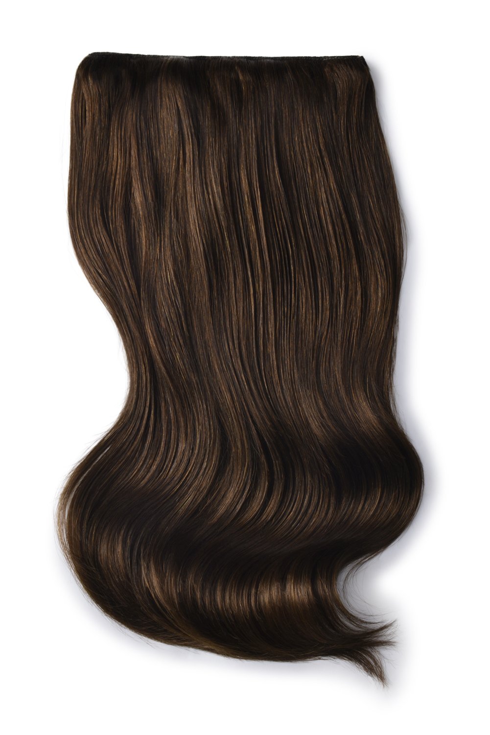 Hair Extensions by Cliphair US - Medium Brown Extra Thick Extensions