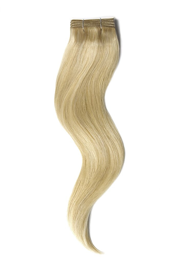 Ash Blonde Bleach Blonde Mix Hair Extensions