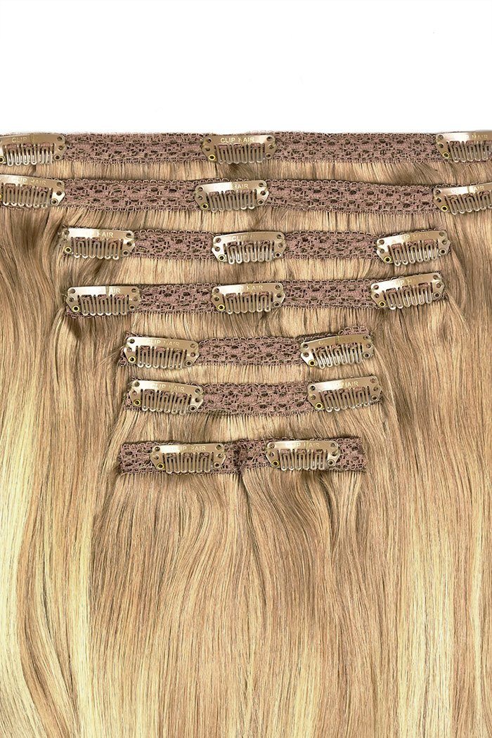 Blonde Balayage Hair Extension Clips