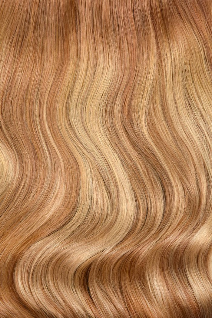 Double Wefted Full Head Clip Hair Extensions - Espresso Melt