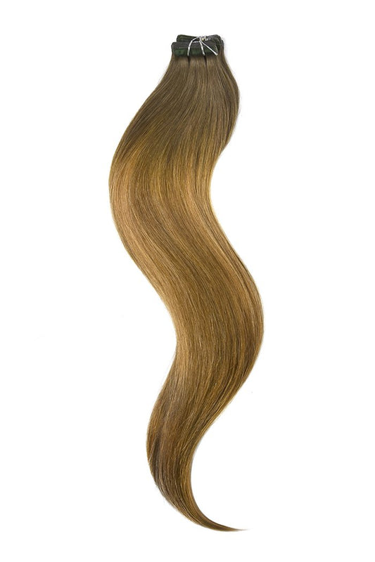 Bronze Tape In Balayage Hair Extensions