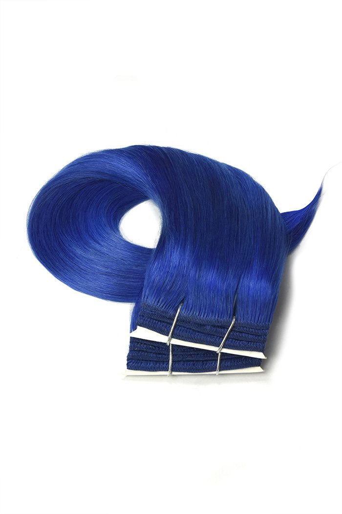 Blue Human Hair Extensions