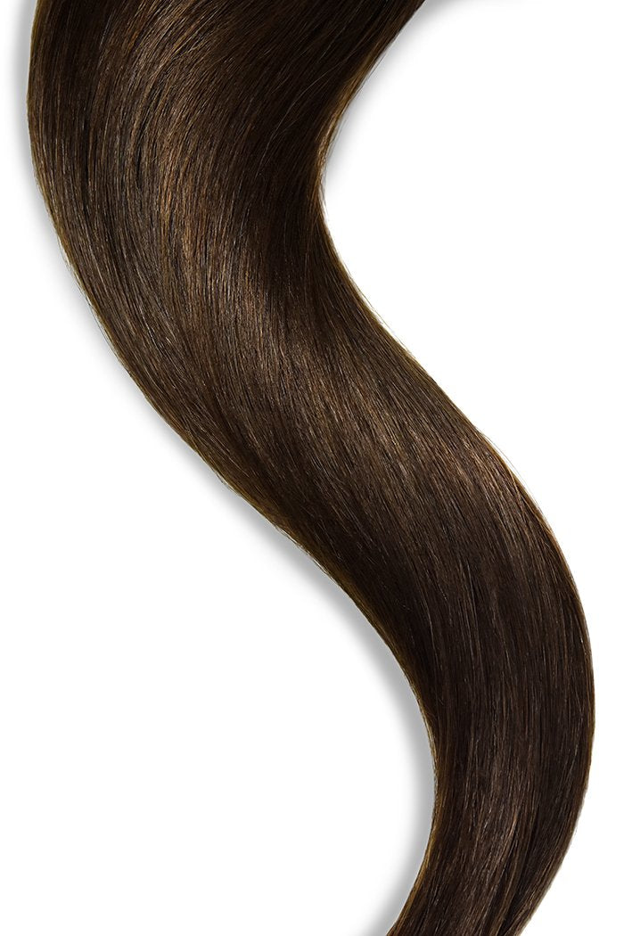 Chocolate Medium Brown Euro Straight Hair Weft Weave Extensions