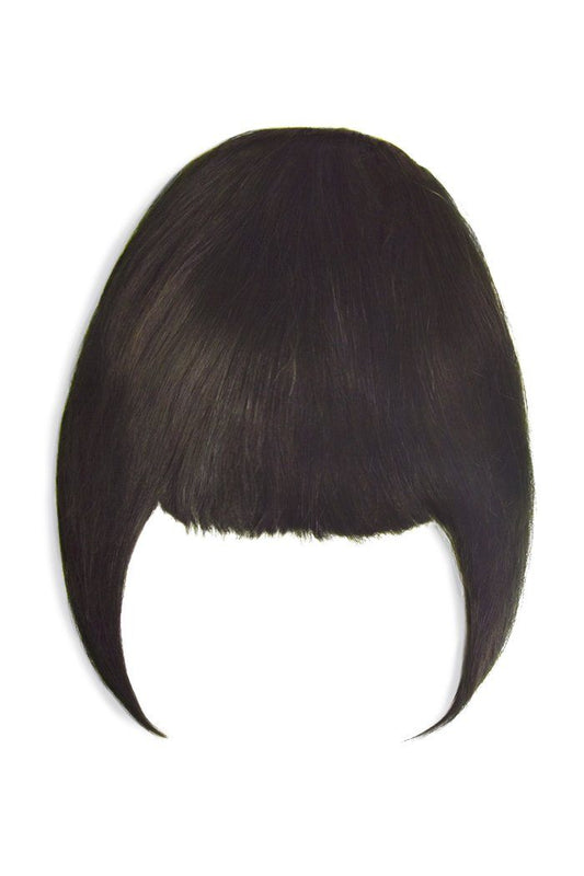 Clip in /on Remy Human Hair Fringe / Bangs - Brown (#3) Clip In Fringe Extensions cliphair 
