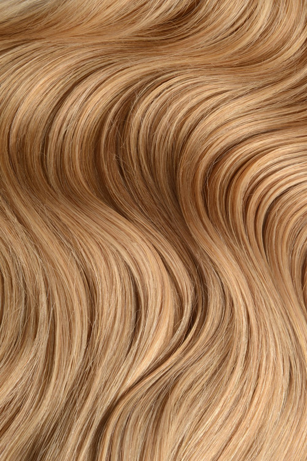 Double Wefted Full Head Remy Clip in Human Hair Extensions - Strawberry/Ginger Blonde (#27)