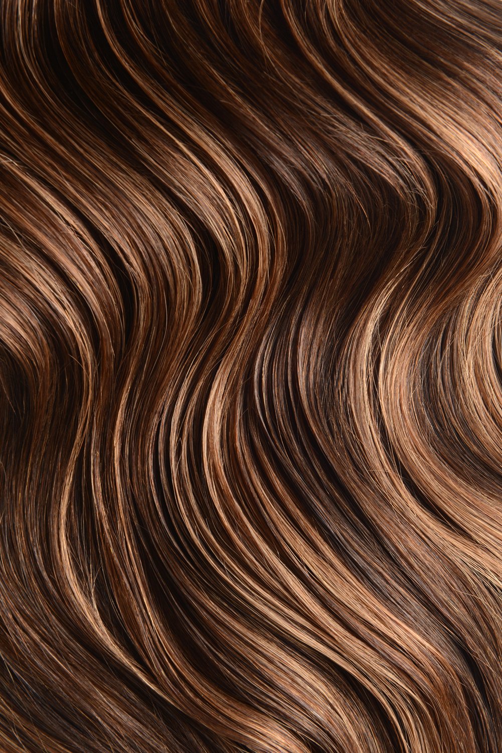 Full Head Remy Clip in Human Hair Extensions - Cinnamon Brownie (#4/30)