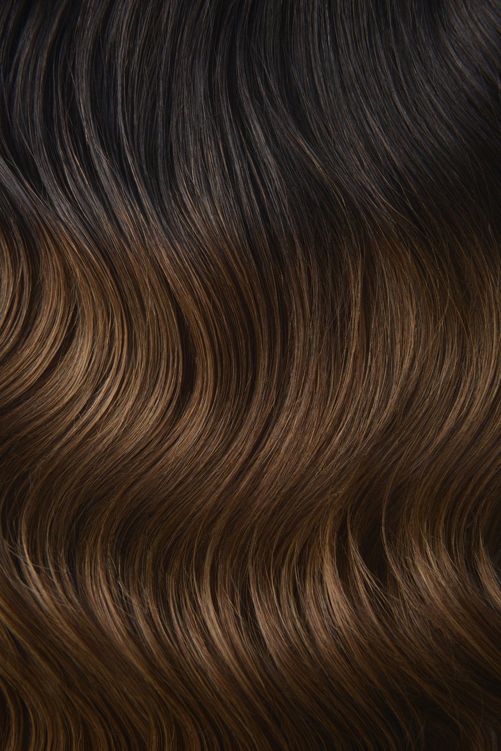 Doppelt gewebte Vollkopf-Remy-Clip-in-Menschen-Ombre-Haarverlängerungen – (#T2/6)