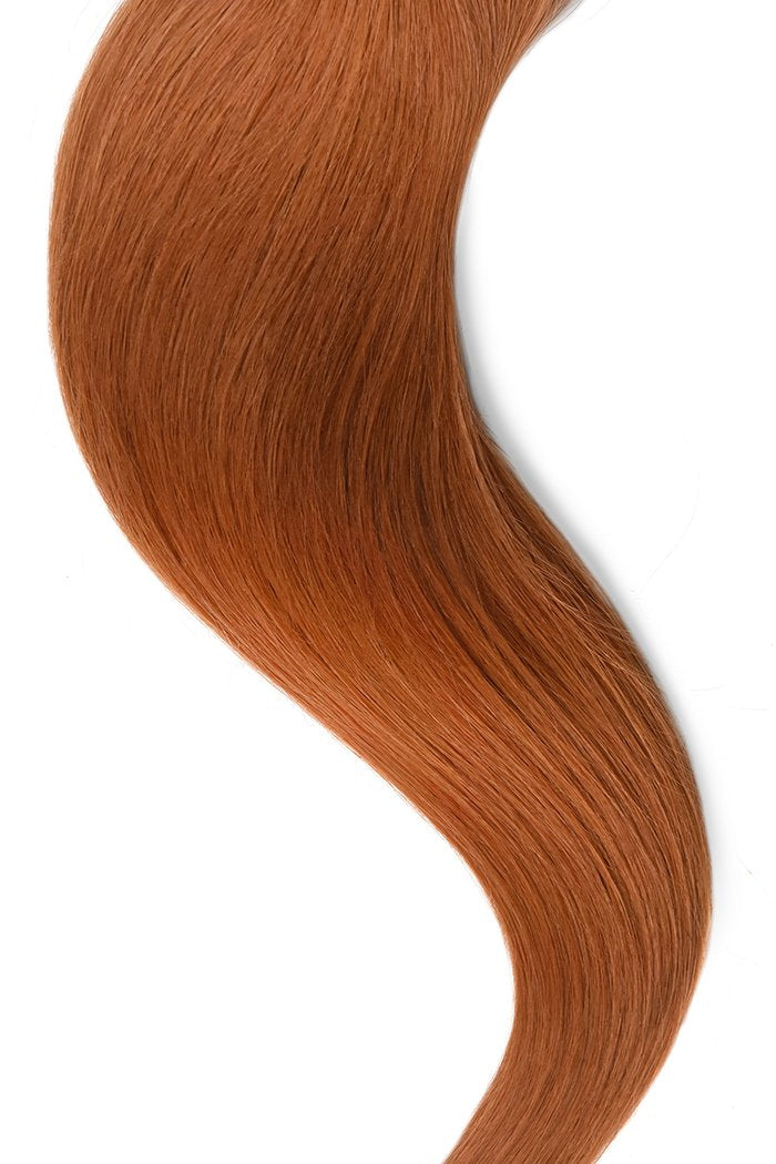 Ginger Red Natural Red Euro Straight Hair Weft Weave Extensions   