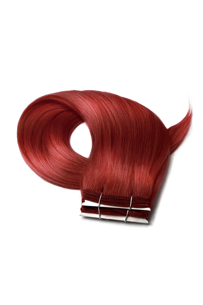 Remy Human Hair Weft/Weave Extensions - Deep Red