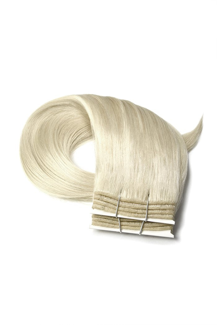 Ice Blonde Human Hair Extensions