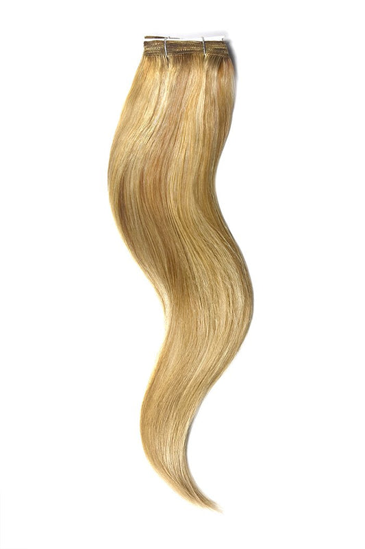 Light Brown Golden Blonde Bleach Blonde Mix Hair Extensions