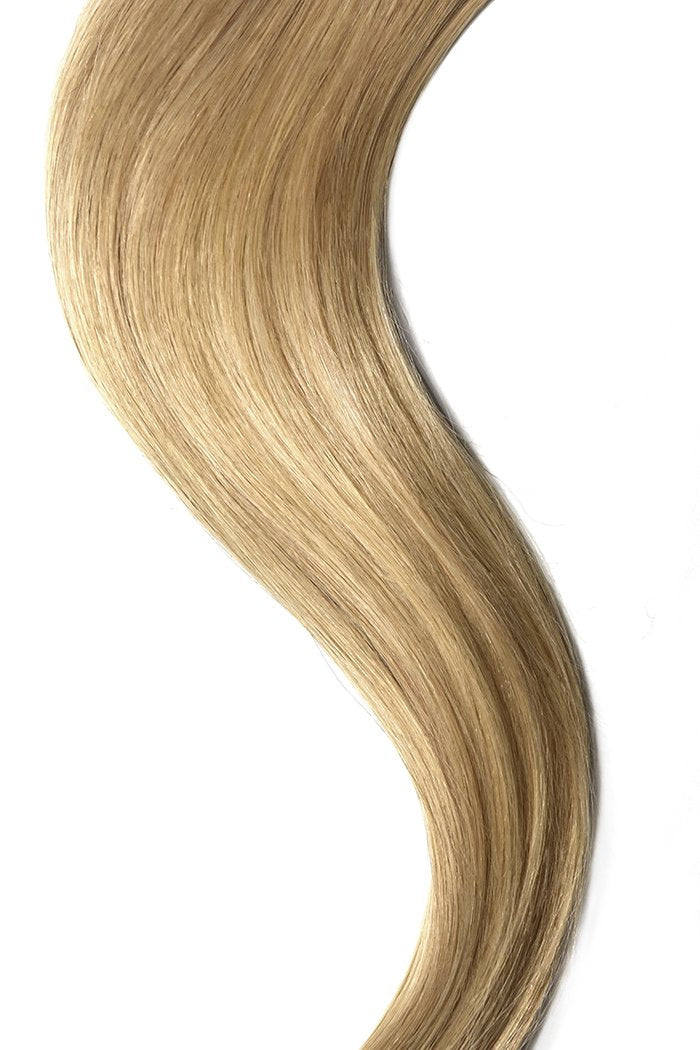 Light Golden Blonde Euro Straight Hair Weft Weave Extensions