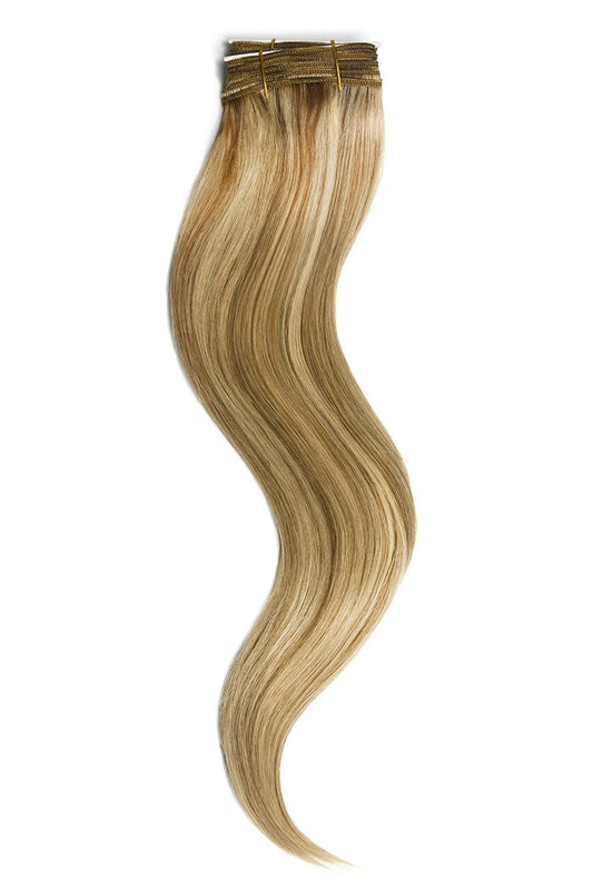 Medium Golden BrownGolden Blonde Mix Hair Extensions