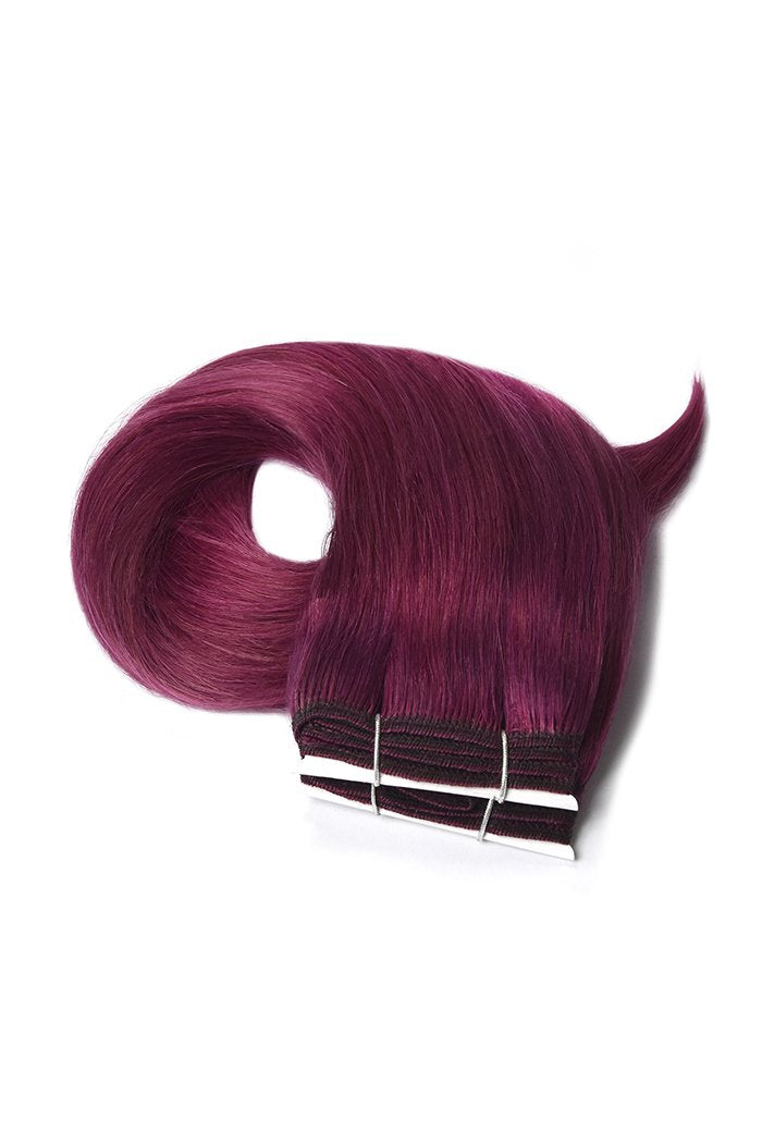 Plum Cherry Red (#530) Human Hair Extensions