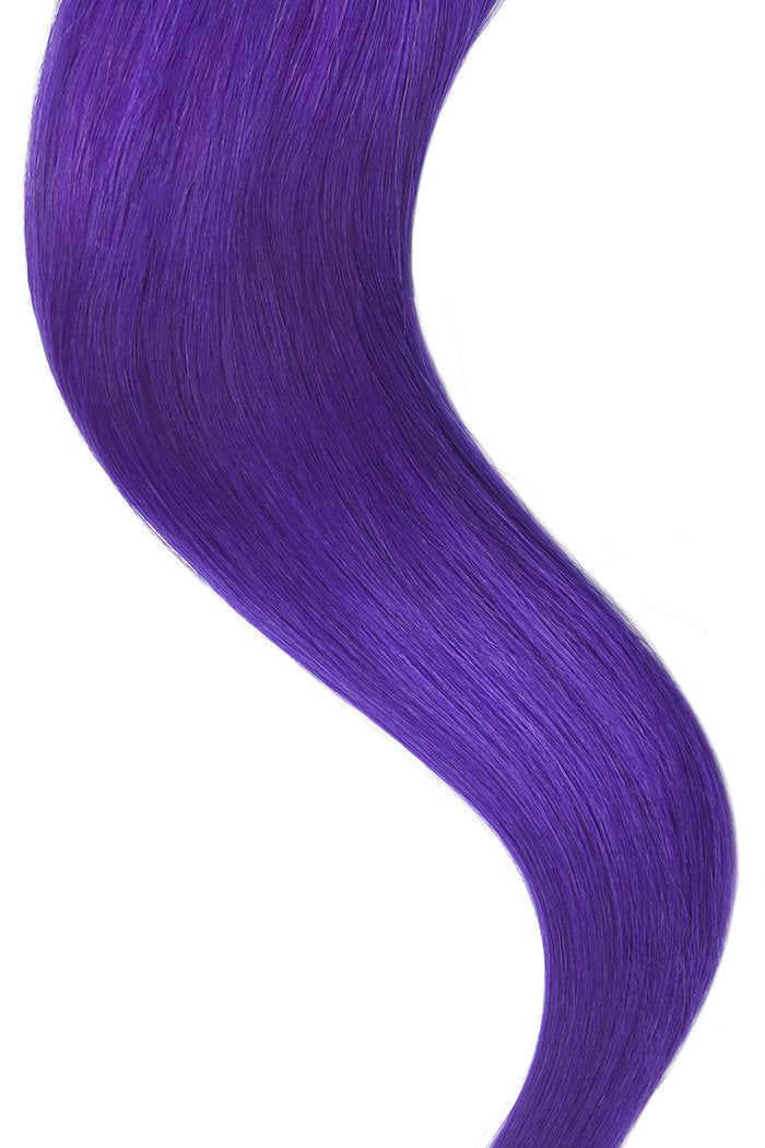 Purple Euro Straight Hair Weft Weave Extensions