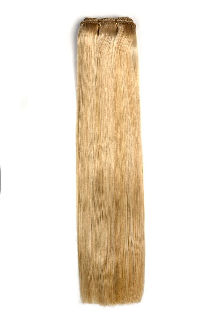 Remy Royale Double Drawn Human Hair Weft Weave Extensions – Barbie Blonde (#16/60)