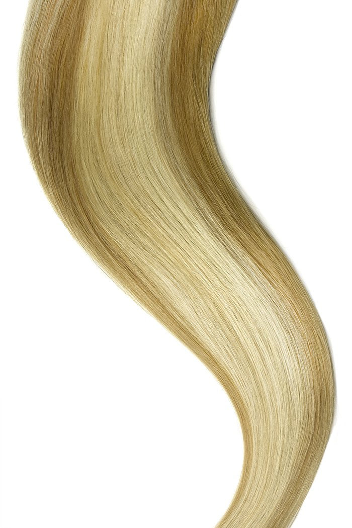 Strawberry Blonde Bleach Blonde Mix Euro Straight Hair Weft Weave Extensions