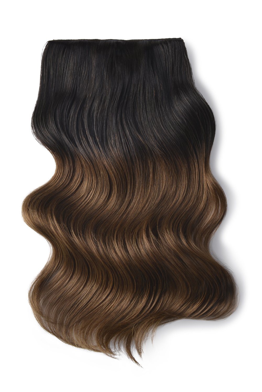 Double Wefted Full Head Remy Clip in Human Ombre Hair Extensions - (#T2/6)